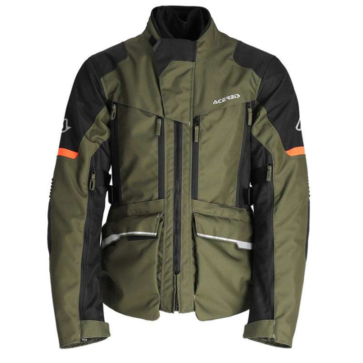 Acerbis 3 in 1 X-ROVER GREEN/orange motorcycle jacket