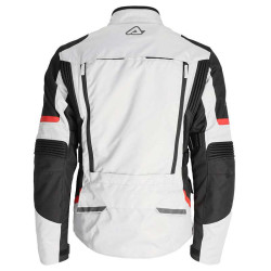 Veste moto Acerbis 3 en 1 X-ROVER GRIS/ROUGE 2