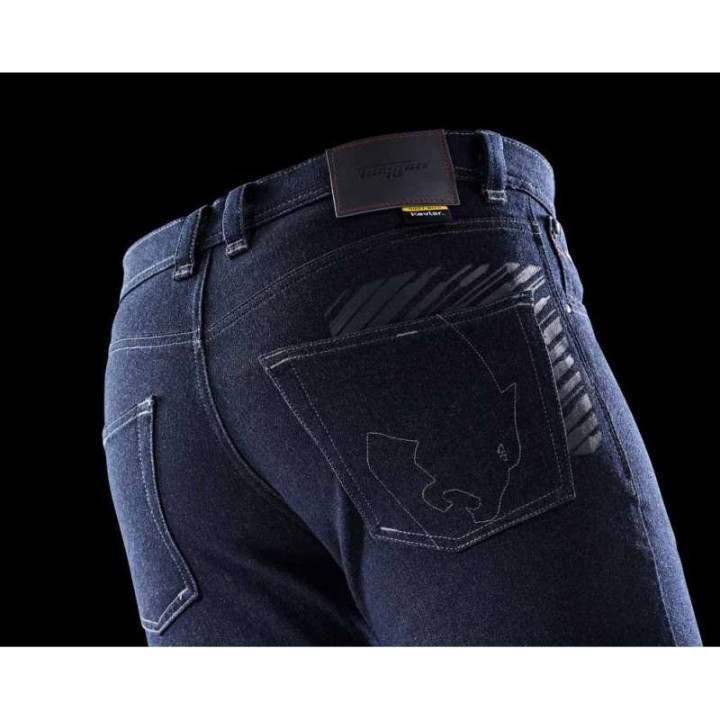 Motorcycle jeans Furygan TYRON X KEVLAR SLIM Dark Blue