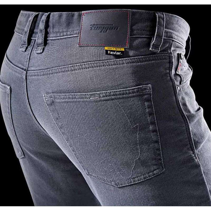 Motorcycle jeans Furygan D12 X KEVLAR STRAIGHT Grey