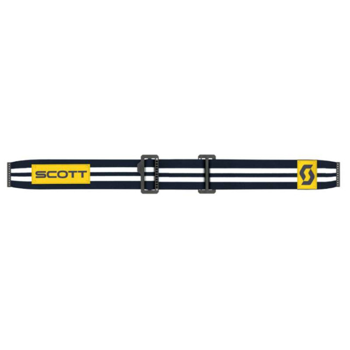 Masque moto cross Scott 89X ERA Blue/White - Jaune