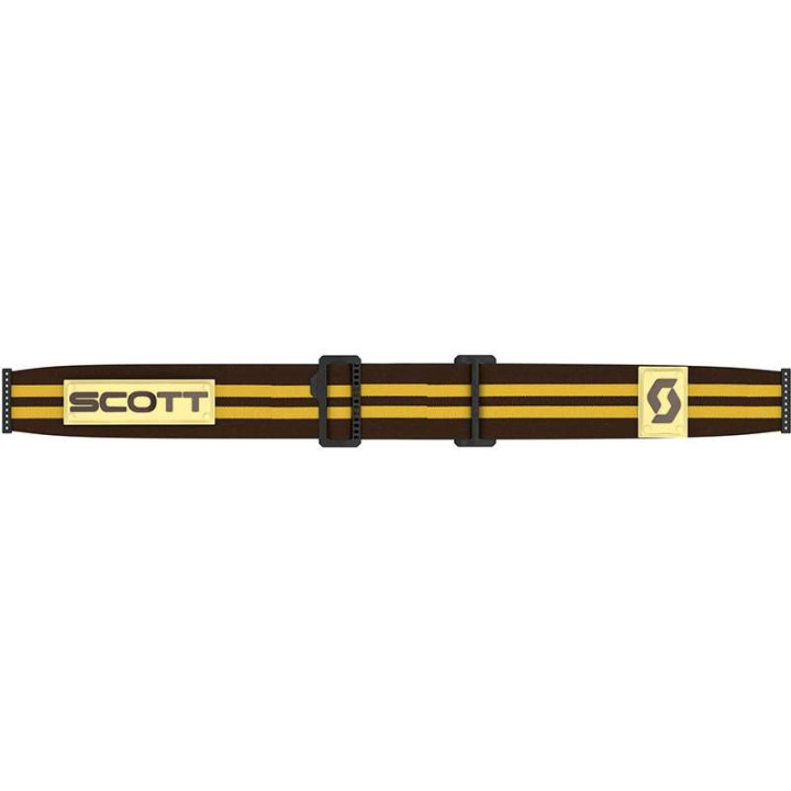 Masque moto cross Scott 89X ERA Brown - Argent