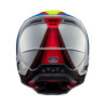 Casque moto cross Alpinestars S-M5 SAIL Yellow Fluo/Blue