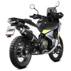 Mivv DAKAR approved muffler Inox Black (HU.002.LEKB) HUSQVARNA NORDEN 901 EXPEDITION 2