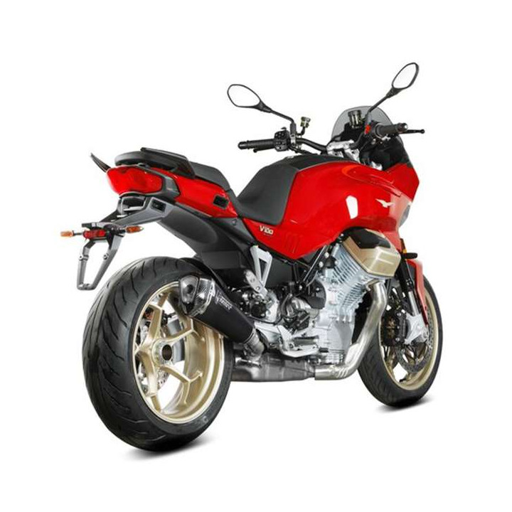 Silencieux homologué Mivv DELTA RACE Carbone (M.015.LDRB) MOTO GUZZI V100 MANDELLO