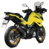 Silencieux homologué Mivv DAKAR Inox Noir (S.042.LEKB) SUZUKI V-STROM 1050