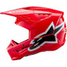 Casque moto cross Alpinestars S-M5 CORP Red
