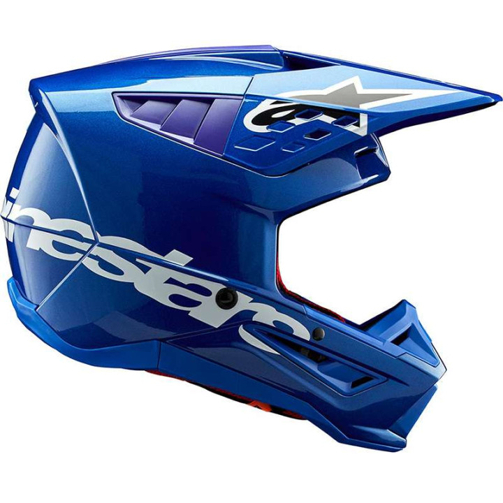 Casque moto cross Alpinestars S-M5 CORP Blue