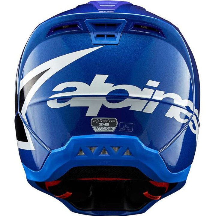 Alpinestars S-M5 CORP Blue motocross helmet