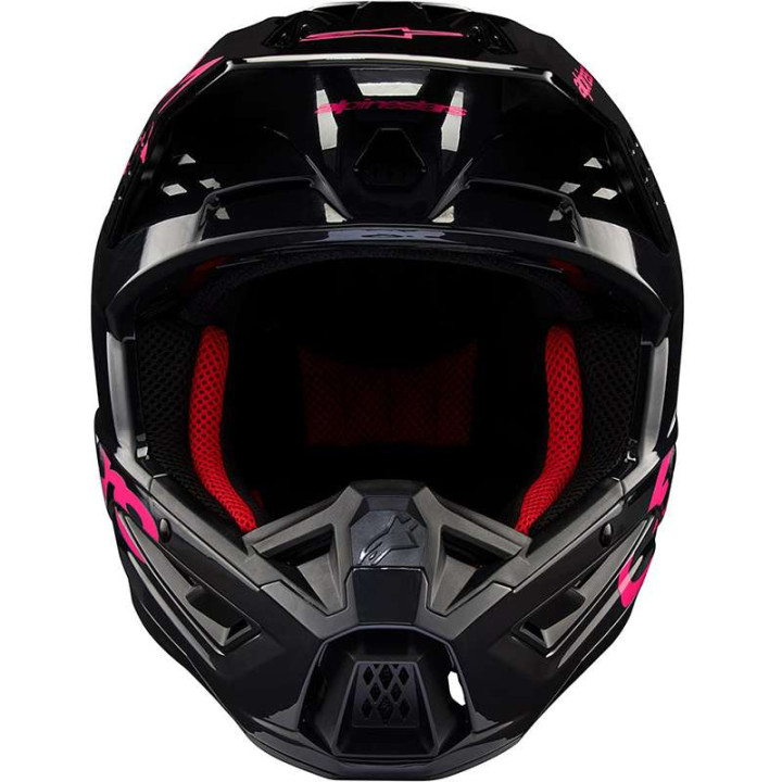 Alpinestars S-M5 CORP Black/Pink motocross helmet