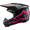 Alpinestars S-M5 CORP Black/Pink motocross helmet