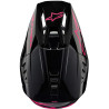 Casque moto cross Alpinestars S-M5 CORP Black/Pink