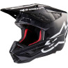 Alpinestars S-M5 CORP Black/Gray motocross helmet