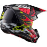 Alpinestars S-M5 RASH Dark Gray/Red motocross helmet