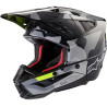 Alpinestars S-M5 ROVER 2 Black/Grey/Yellow Fluo motocross helmet