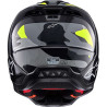 Casque moto cross Alpinestars S-M5 ROVER 2 Black/Grey/Yellow Fluo