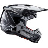 Casque moto cross Alpinestars S-M5 ROVER 2 Black/Silver
