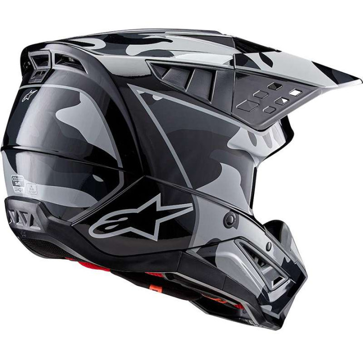 Alpinestars S-M5 ROVER 2 Black/Silver motocross helmet