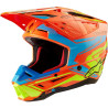 Alpinestars S-M5 ACTION 2 motocross helmet Orange/Blue/Yellow