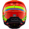 Casque moto cross Alpinestars S-M5 ACTION 2 Orange/Blue/Yellow