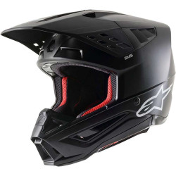 Casque moto cross Alpinestars S-M5 SOLID Black Matt