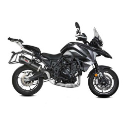 Silencieux homologué Mivv OVAL Classic Inox Noir (E.012.LVC) BENELLI TRK 702/X 2