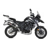 Silencieux homologué Mivv OVAL Classic Inox Noir (E.012.LVC) BENELLI TRK 702/X