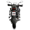 Mivv approved muffler OVAL Classic Inox Black (E.012.LVC) BENELLI TRK 702/X