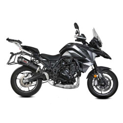 Mivv-approved OVAL Classic Carbon muffler (E.012.LEC) BENELLI TRK 702/X 2