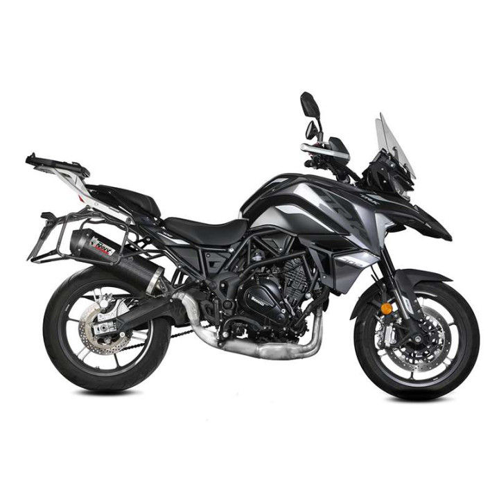 Silencieux homologué Mivv OVAL Classic Carbone (E.012.LEC) BENELLI TRK 702/X