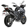 Mivv-approved OVAL Classic Carbon muffler (E.012.LEC) BENELLI TRK 702/X