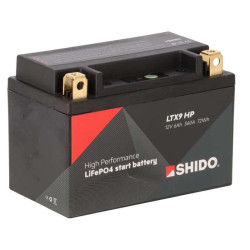 Batterie Lithium Shido LTX9 HP - YTX9
