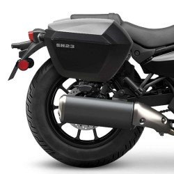 Kit valises Shad SH23 capots alu + supports 3P (K0LM54IF) KAWASAKI ELIMINATOR 500