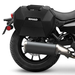 Kit valises Shad SH38X CARBONE + supports 3P (K0LM54IF) KAWASAKI ELIMINATOR 500