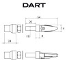 Clignotants moto séquentiels Puig DART (21785N)