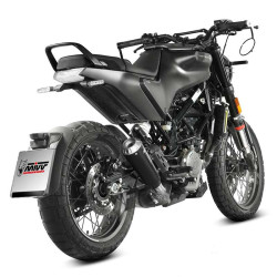 Mivv X-M1 approved muffler Inox black (HU.005.LC4B) HUSQVARNA SVARTPILEN 125 21- 2