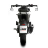 Silencieux Homologué Mivv X-M1 Inox noir (HU.005.LC4B) HUSQVARNA SVARTPILEN 125 21-