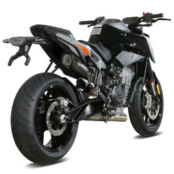 Approved Mivv X-M5 stainless steel black mufflers (KT.020.LC5B) KTM 790/890 Duke 2