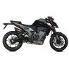 Approved Mivv X-M5 stainless steel black mufflers (KT.020.LC5B) KTM 790/890 Duke