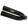 Silencieux homologué Mivv DOUBLE GUN Inox noir (Y.055.LDGB) YAMAHA MT-03