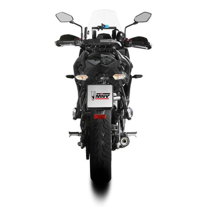 Ligne complète Mivv OVAL Carbone (K.055.LZC) KAWASAKI VERSYS 650