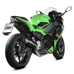 Ligne complète Mivv GP PRO inox noir (K.058.LXBP) KAWASAKI NINJA 650/Z650 24- 2