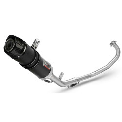 Ligne complète Mivv GP inox noir (Y.047.LXBC) YAMAHA YZF-R125 