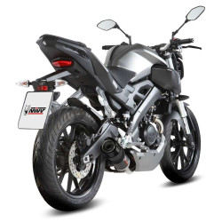 Ligne complète Mivv GP inox noir (Y.047.LXBC) YAMAHA YZF-R125  2