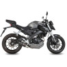 Ligne complète Mivv GP inox noir (Y.047.LXBC) YAMAHA YZF-R125 