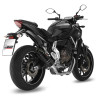 Ligne complète Mivv GP inox noir (Y.045.LXBC) YAMAHA MT-07