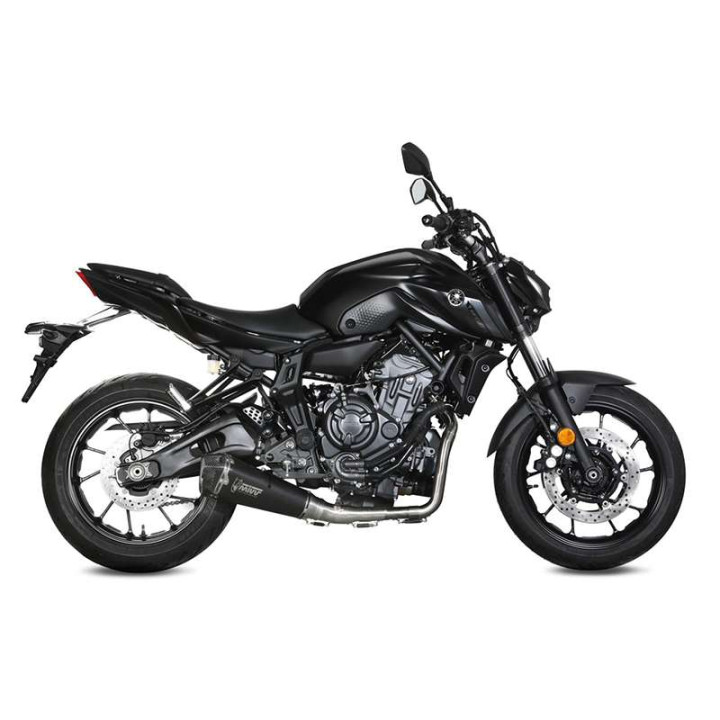 Complete line Mivv DELTA RACE Stainless steel black (Y.074.LDRB) YAMAHA MT-07