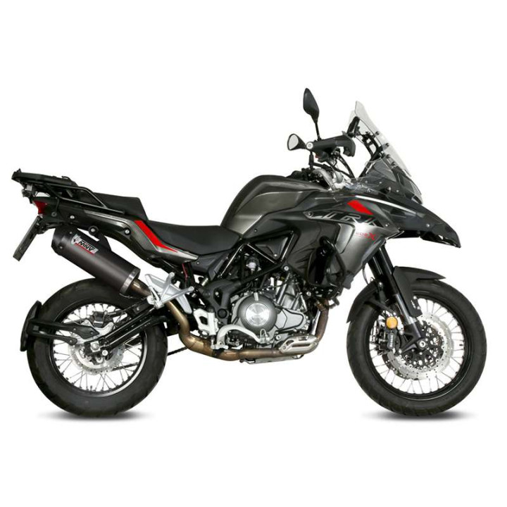 Mivv OVAL Carbon approved muffler (E.004.LEC) BENELLI TRK 502 X