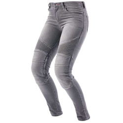 Jean moto femme Furygan LADY PURDEY EVO SLIM Gris