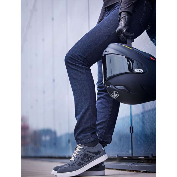 Motorcycle jeans Furygan NIKITA X KEVLAR MOM FIT DARK BLUE